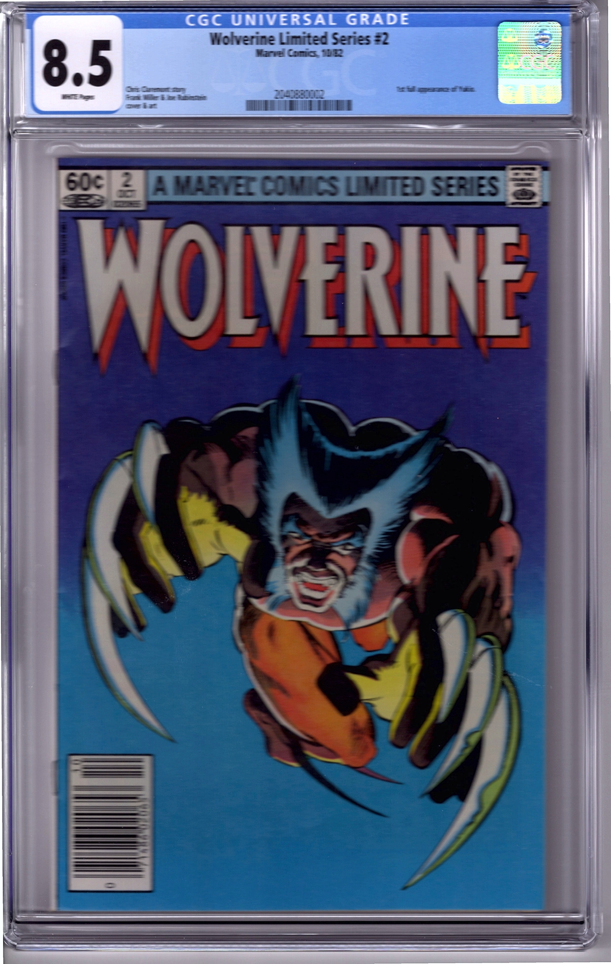 Wolverine Limited V1#2 CGC 8.5 
