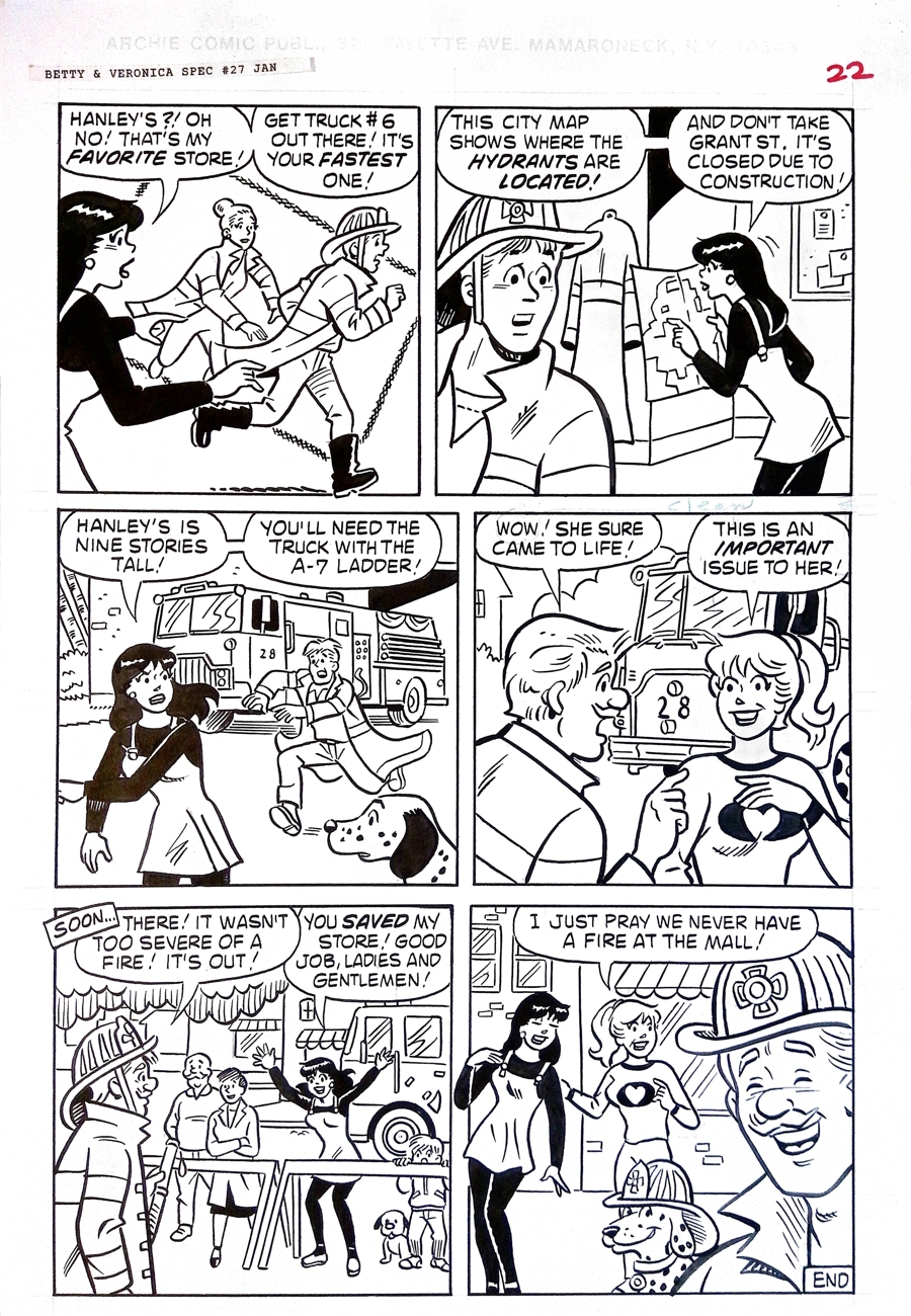 Betty & Veronica Special #27 Original Art