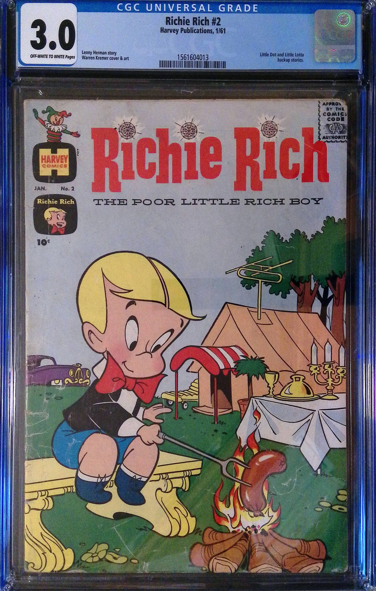 Richie Rich #2 CGC 3.0
