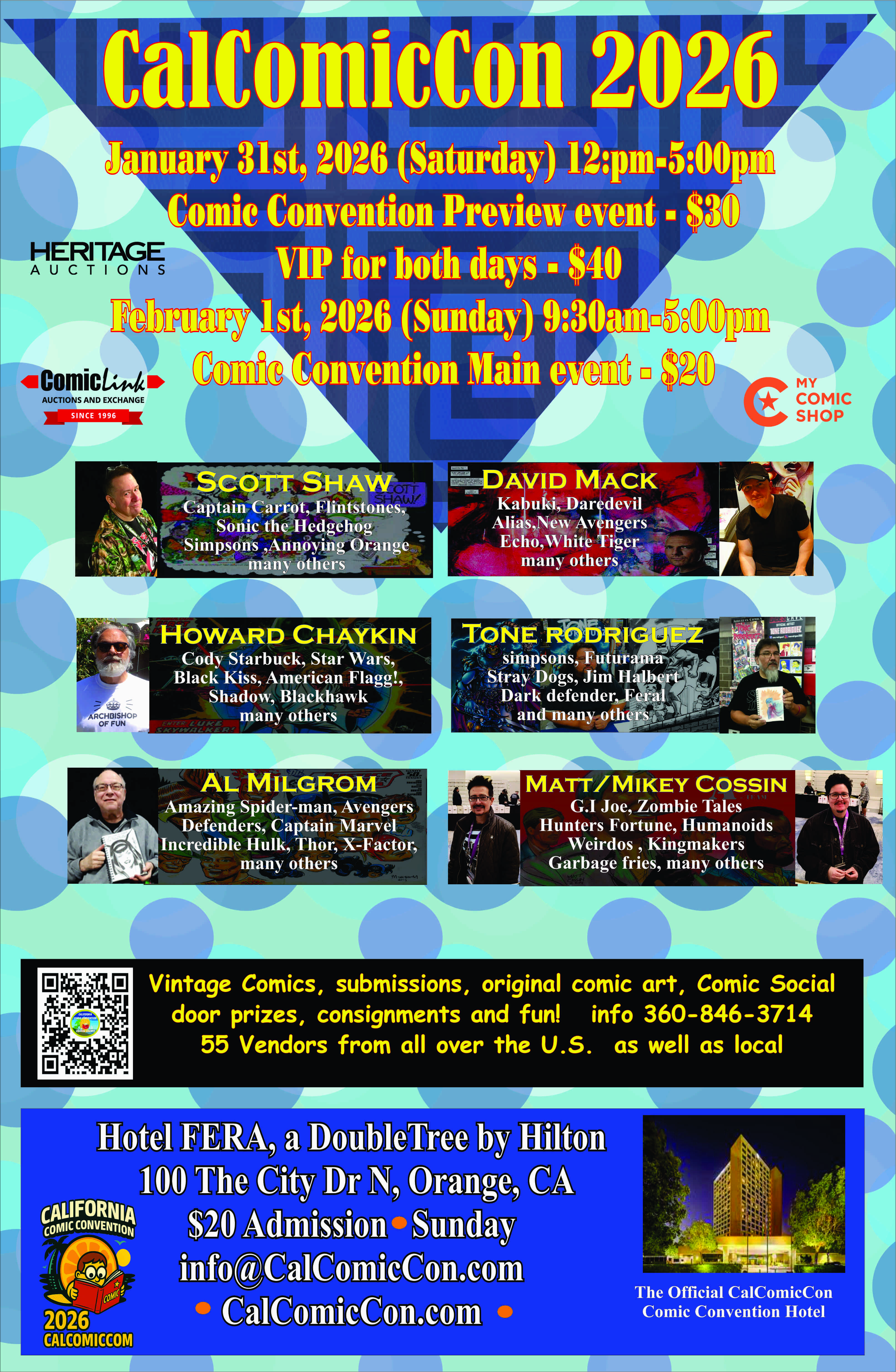 CalComicCon 2026 poster
