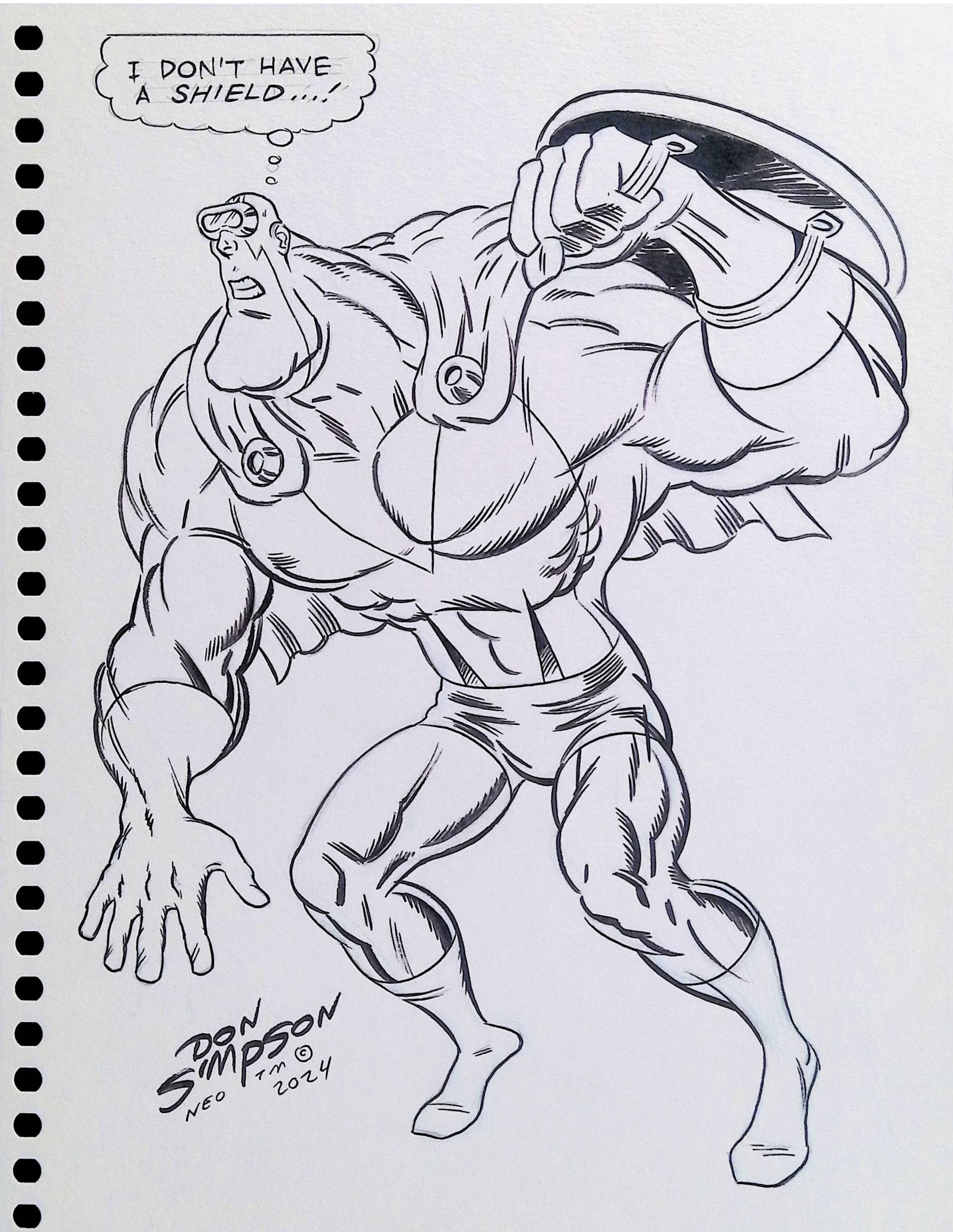 Megaton Man Sketch
