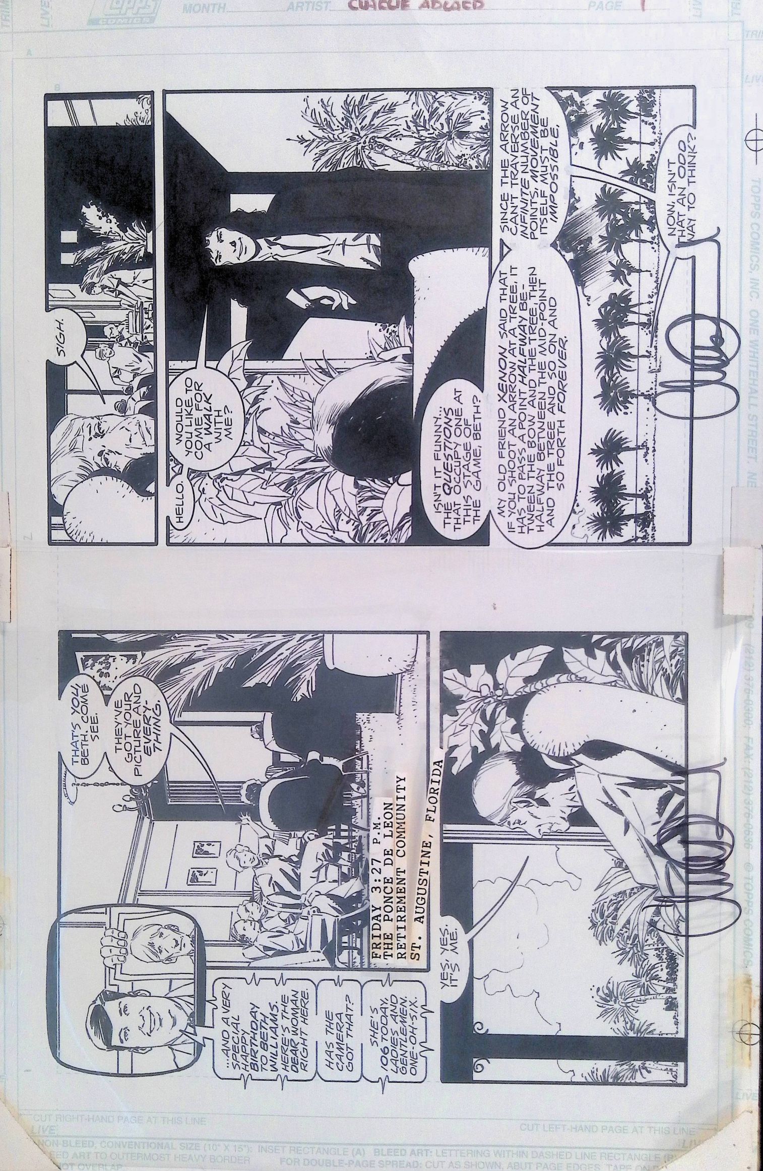 X-Files #2 Original Art